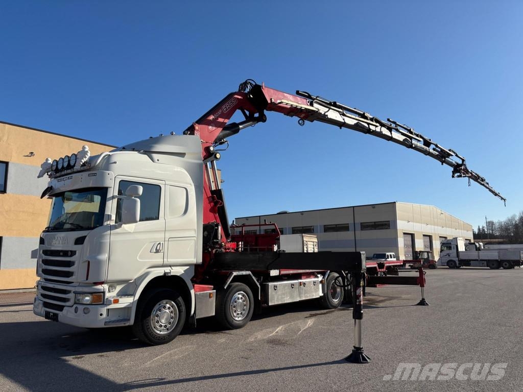 Scania G440 8X2*6 EURO5 + FASSI F950AXP.27 + JIB Smagās mašīnas ar celtni
