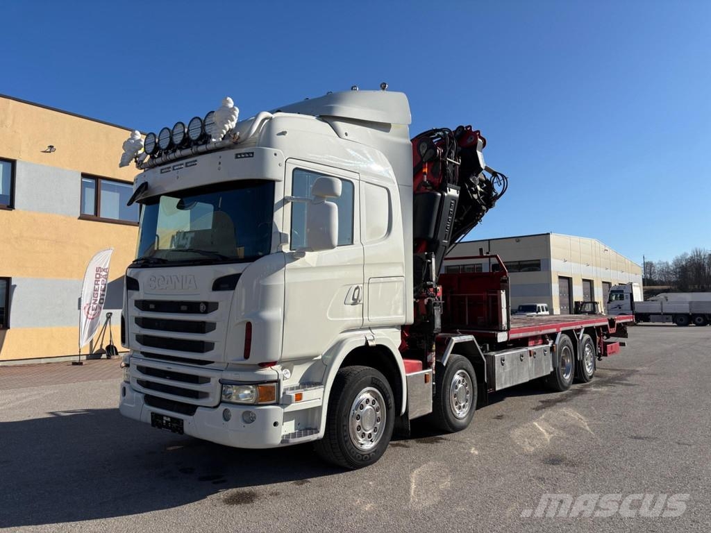 Scania G440 8X2*6 EURO5 + FASSI F950AXP.27 + JIB Smagās mašīnas ar celtni