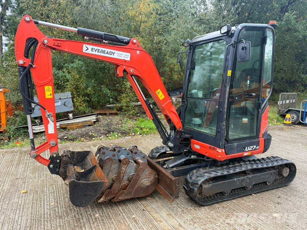 Kubota U 27-4 حفارات صغيرة أقل من 7 طن (حفارات صغيرة)