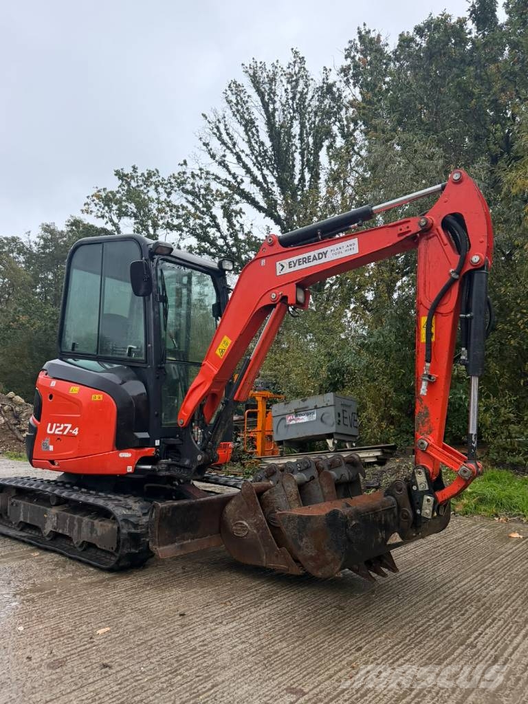 Kubota U 27-4 حفارات صغيرة أقل من 7 طن (حفارات صغيرة)