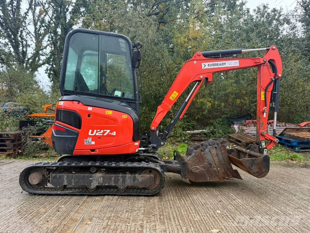 Kubota U 27-4 حفارات صغيرة أقل من 7 طن (حفارات صغيرة)