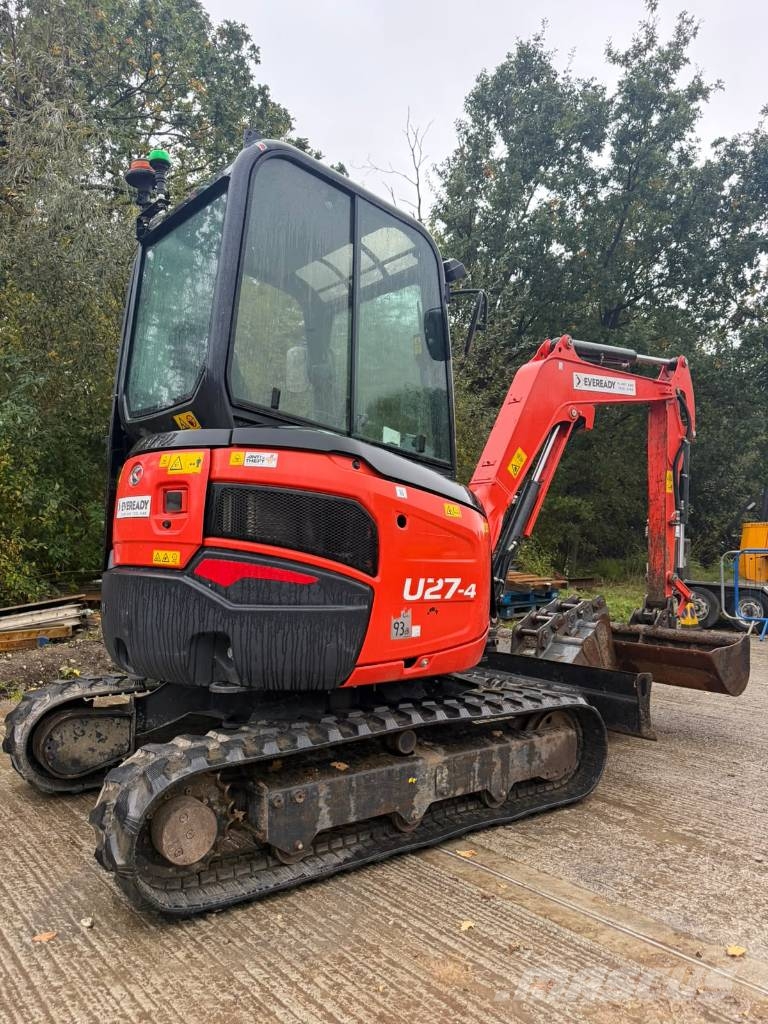 Kubota U 27-4 حفارات صغيرة أقل من 7 طن (حفارات صغيرة)