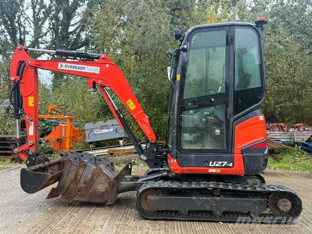 Kubota U 27-4 حفارات صغيرة أقل من 7 طن (حفارات صغيرة)