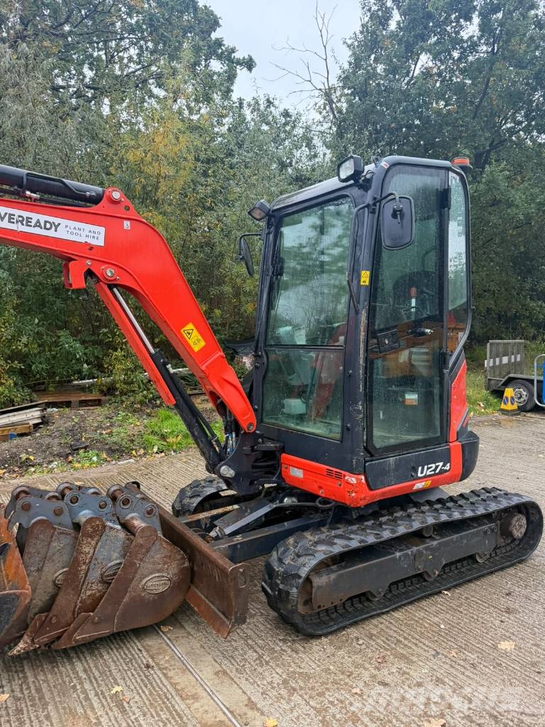 Kubota U 27-4 حفارات صغيرة أقل من 7 طن (حفارات صغيرة)