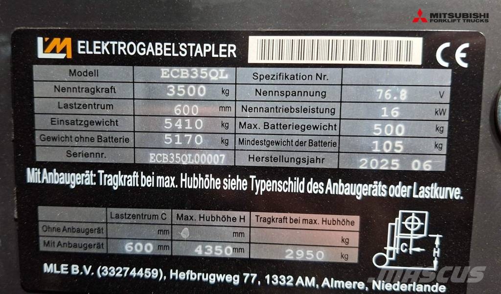Mitsubishi LM ECB35QL Wózki elektryczne