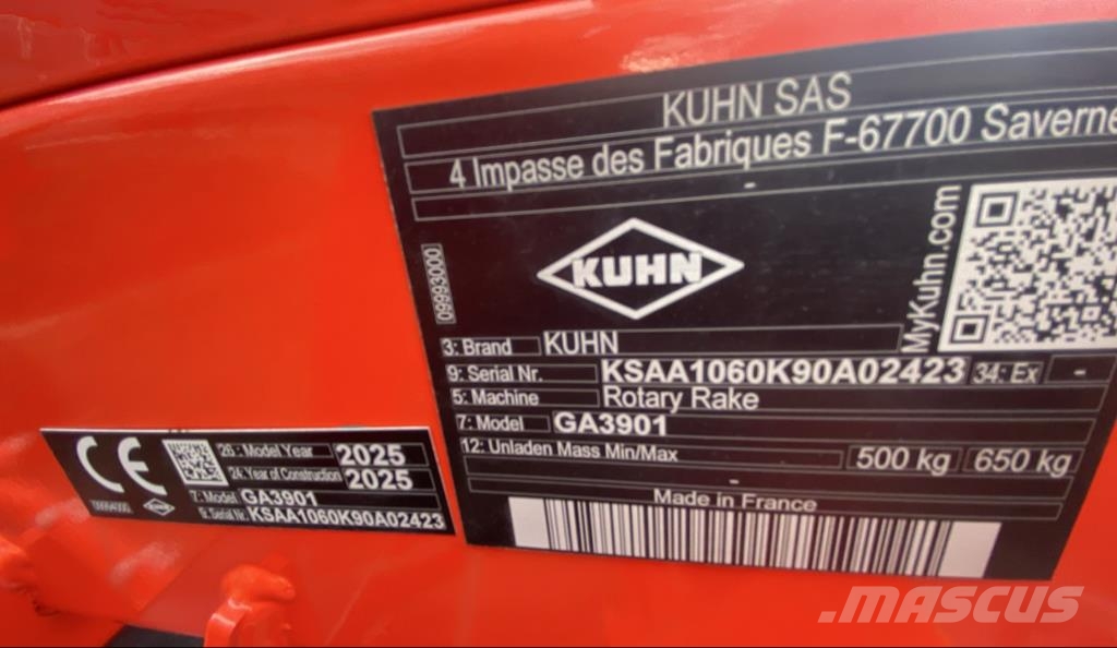 Kuhn GA 3901 Strängläggare