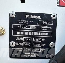 Bobcat S 650 لوادر بعجل