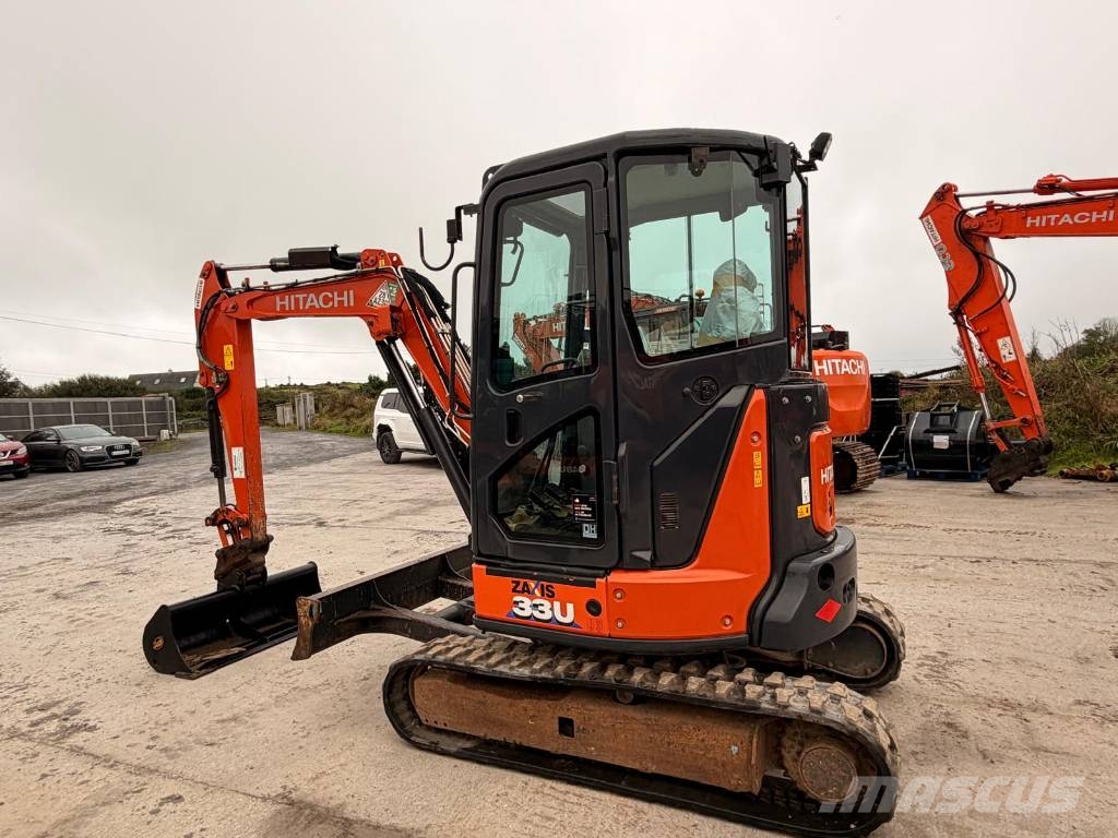 Hitachi ZX 33 U-6 Mini bagri <7t