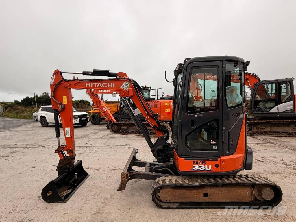 Hitachi ZX 33 U-6 Mini bagri <7t