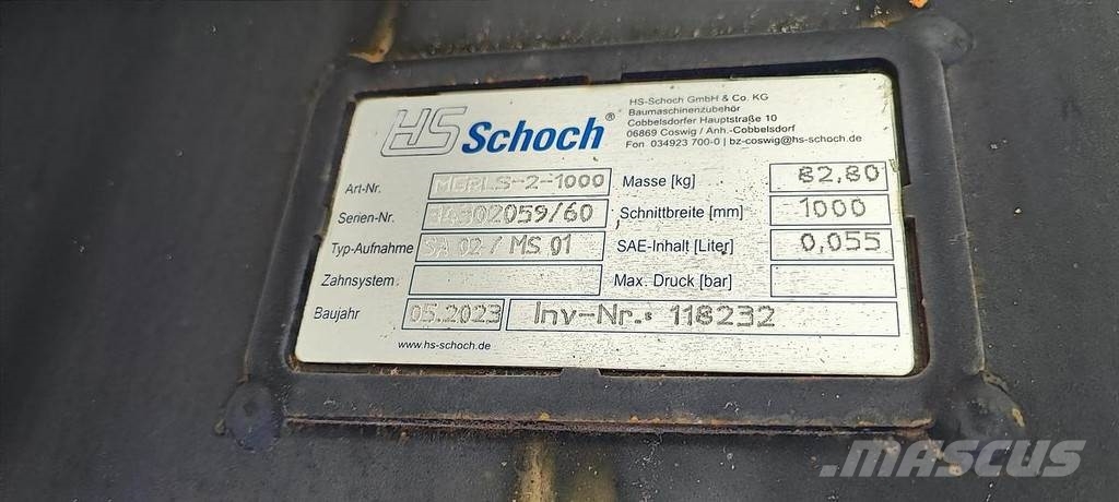 HS Schoch hydraulischer Böschungslöffel Sonstige Baumaschinen
