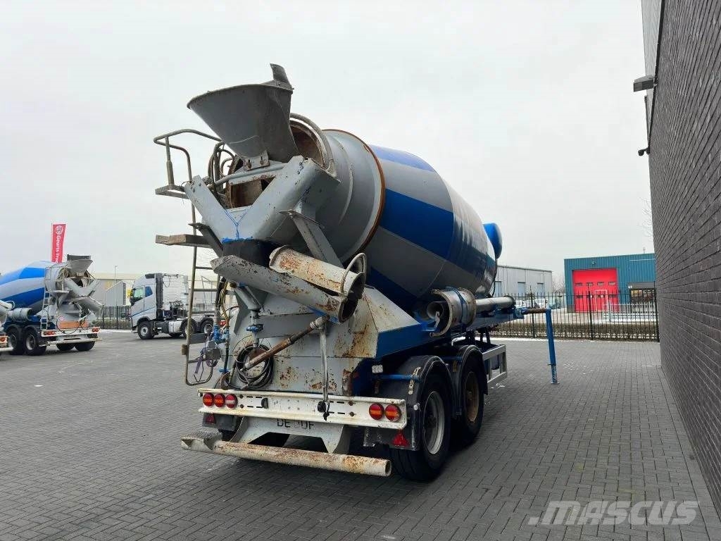  De Buf 2-ASSIGE 10M3 CONCRETE MIXER/MISCHER/MIXER Інші напівпричепи