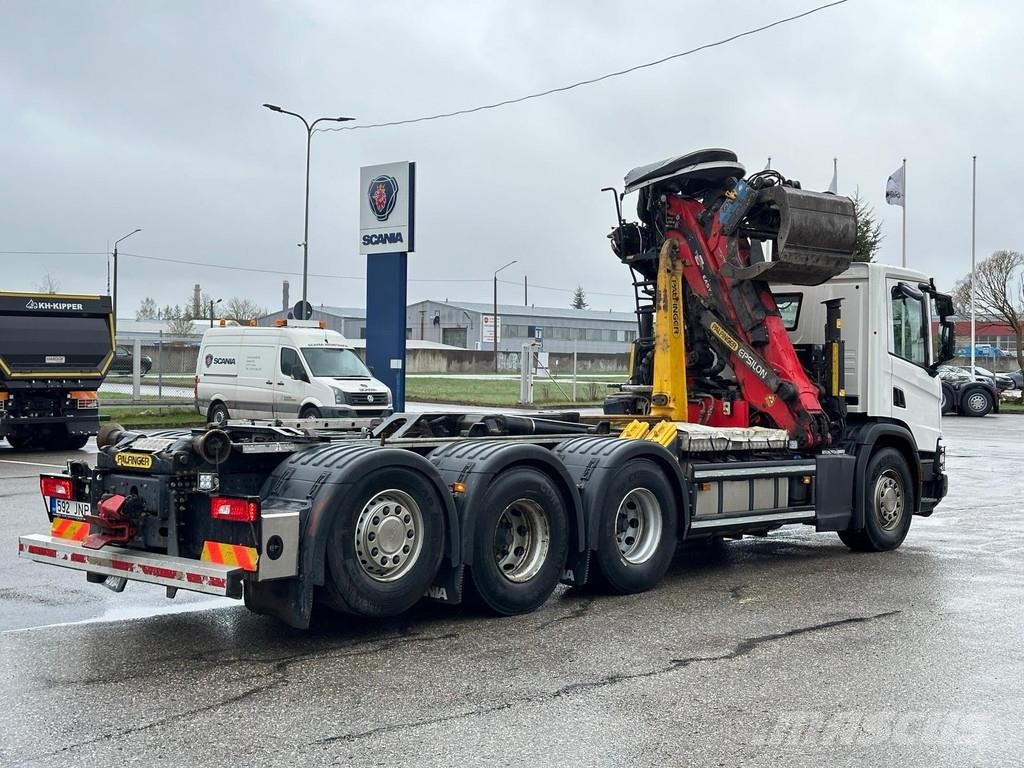 Scania P500 PALFINGER Q170Z84TI 起重车