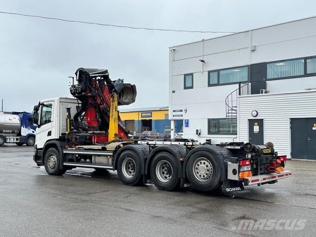 Scania P500 PALFINGER Q170Z84TI 起重车