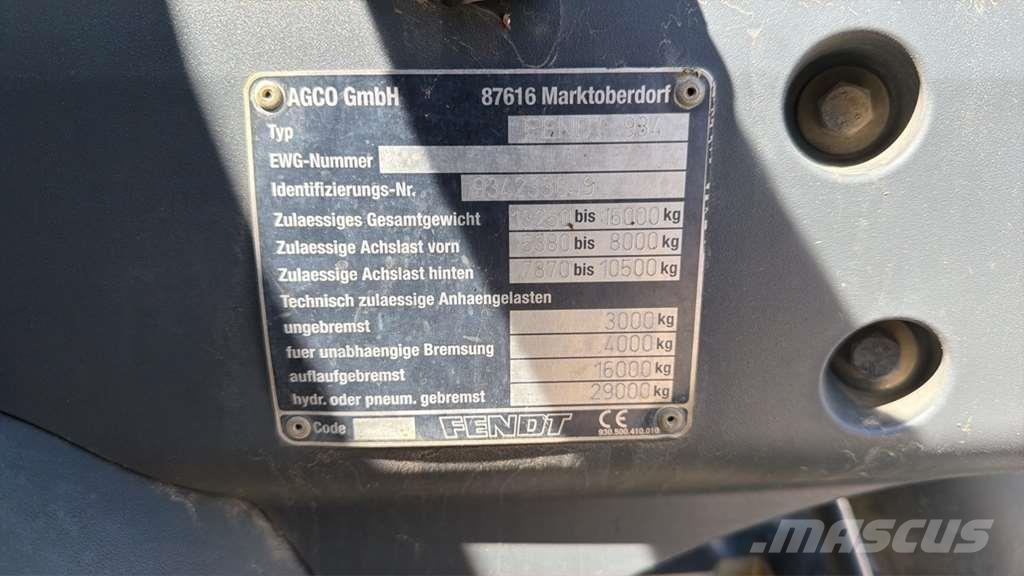 Fendt 936 VARIO PROFI Tractors