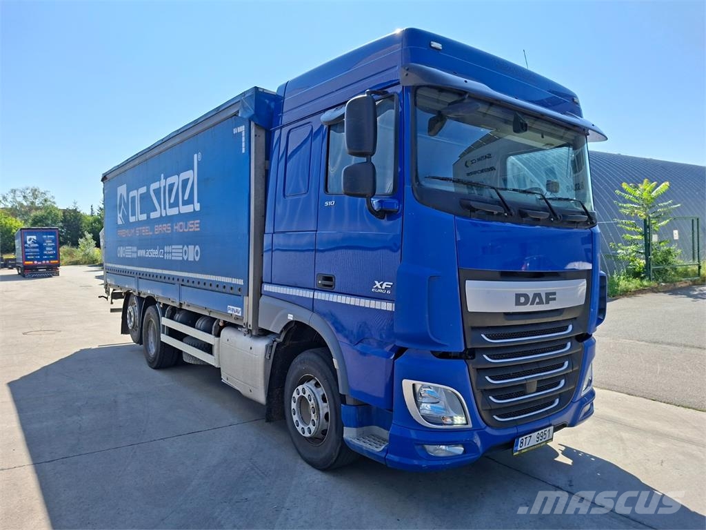 DAF XF 510 FAN 6X2 Flatbed / Dropside trucks
