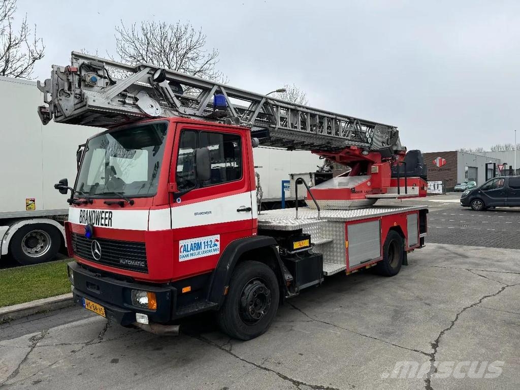 Mercedes-Benz 1120 OF MAGIRUS 24 METER + KORF + SLANGS 消防車
