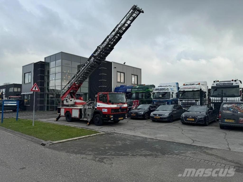 Mercedes-Benz 1120 OF MAGIRUS 24 METER + KORF + SLANGS 消防車