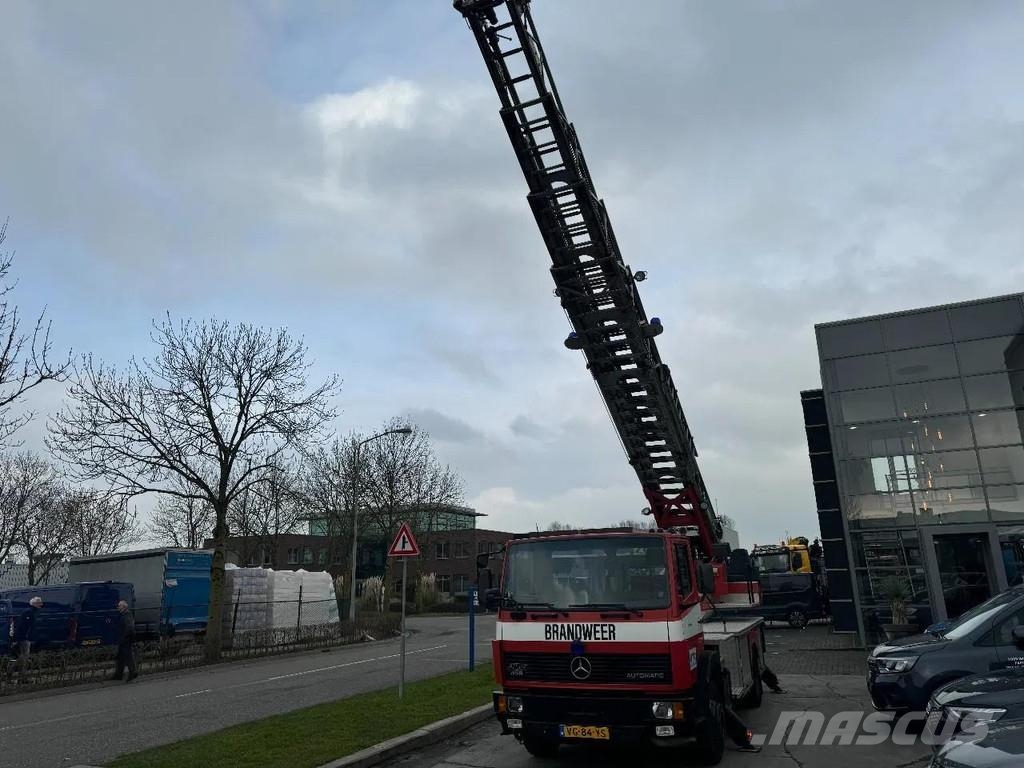 Mercedes-Benz 1120 OF MAGIRUS 24 METER + KORF + SLANGS 消防車