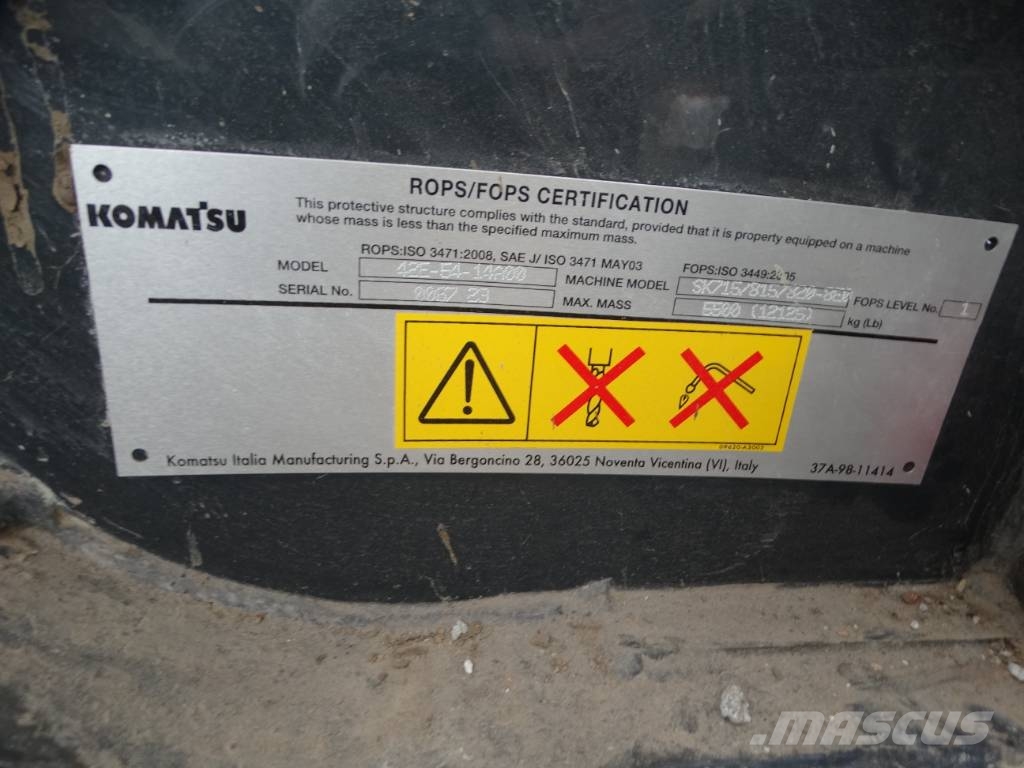 Komatsu SK 820-8E0 Hjullastare