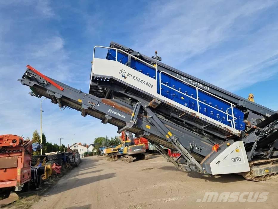 Przesiewacz Kleemann MS 953 EVO 3 pokłady, 4 frakcje, 610cm Sito, 2019r Mobilna sita