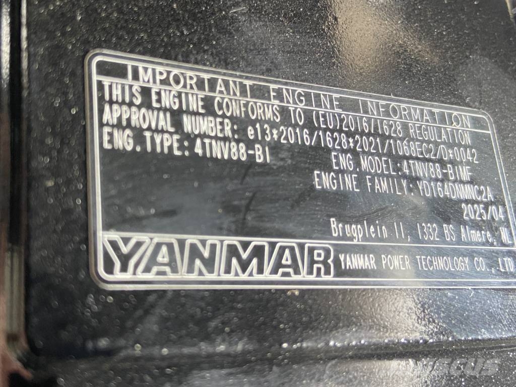 Yanmar 4TNV88-22G - 22 kVA - Stage V Genset - DPX-19907 Dizelski agregati