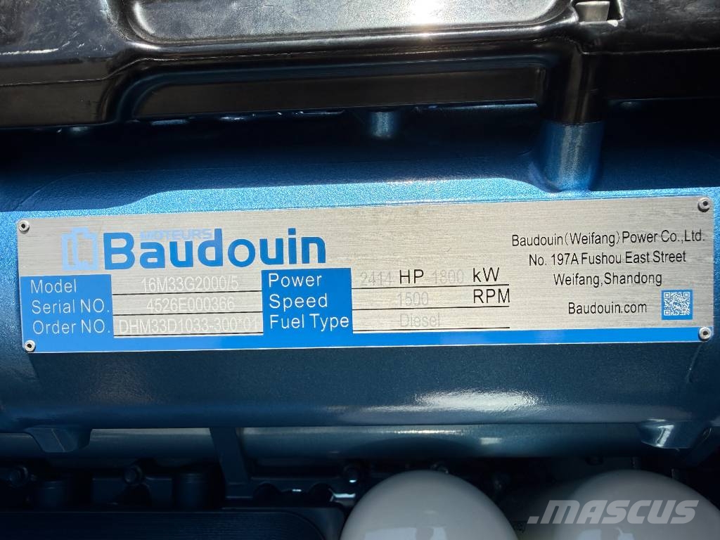 Baudouin 16M33G2000/5 - 2065 kVA generator - DPX-19886 مولدات ديزل