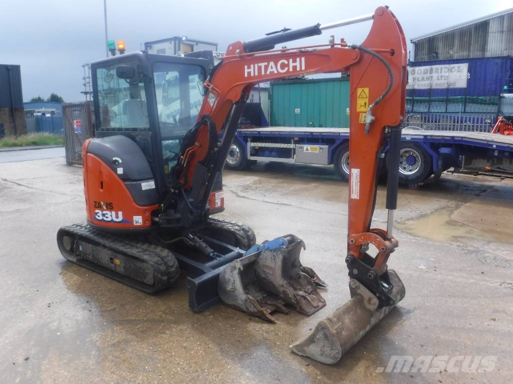 Hitachi ZX 33 U-6, 2023, Luton, Bedfordshire, Jungtinė karalystė