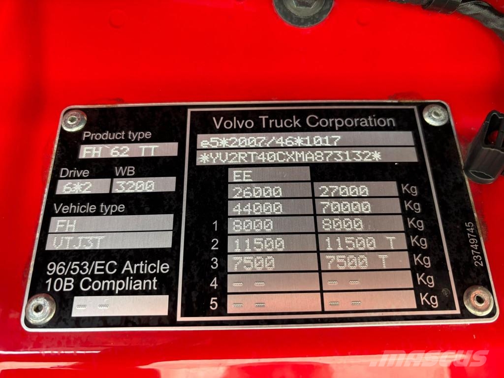Volvo FH 500 6x2 DOUBLE BOGIE Trekkers