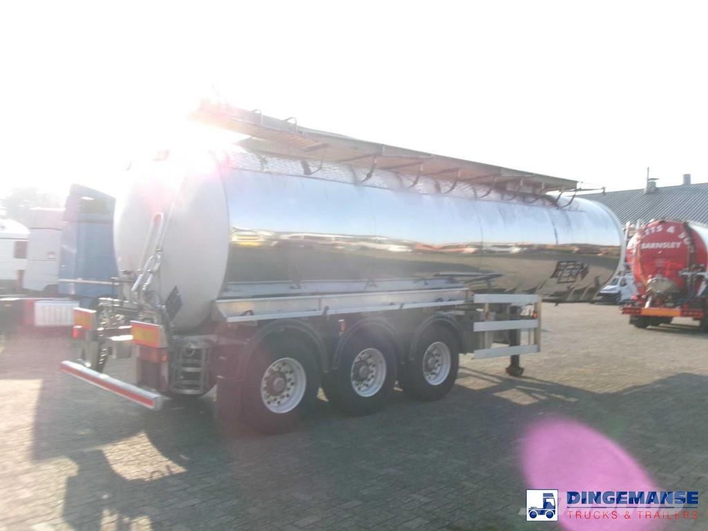 Crossland Bitumen tank inox 31 m3 / 1 comp Semi-trailer med Tank