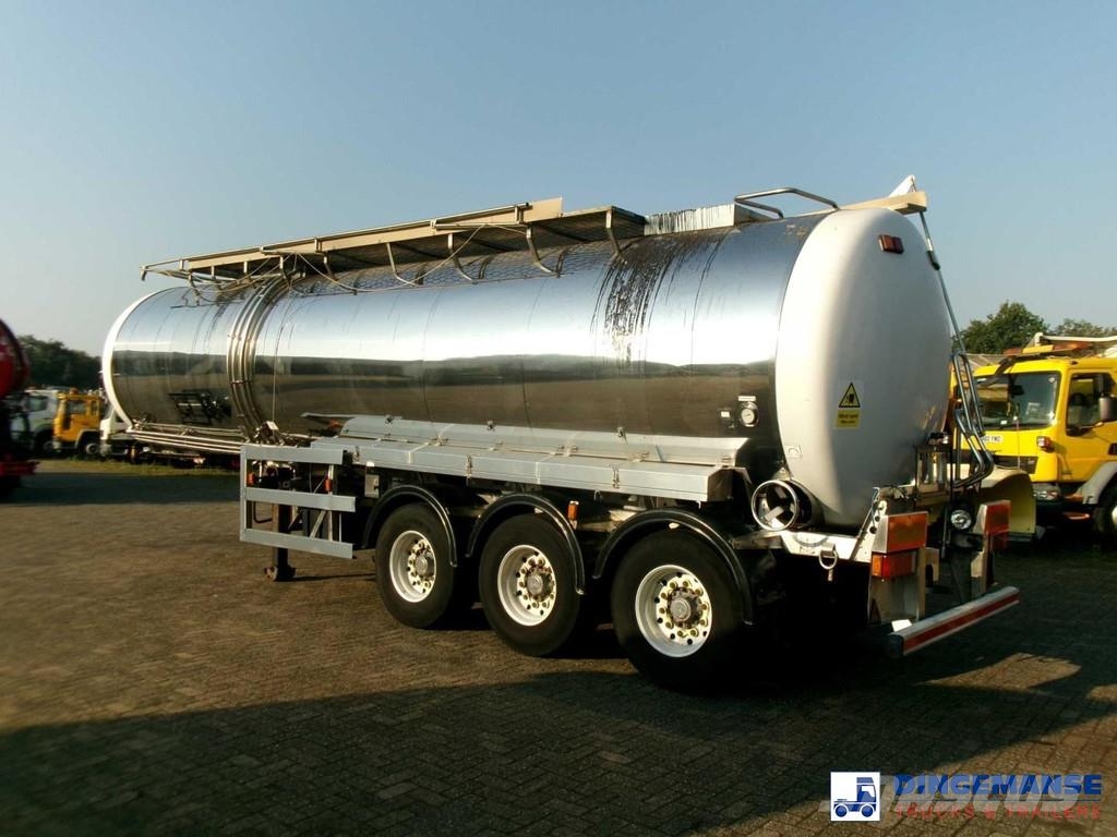 Crossland Bitumen tank inox 31 m3 / 1 comp Semi-trailer med Tank