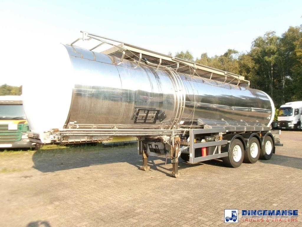 Crossland Bitumen tank inox 31 m3 / 1 comp Semi-trailer med Tank