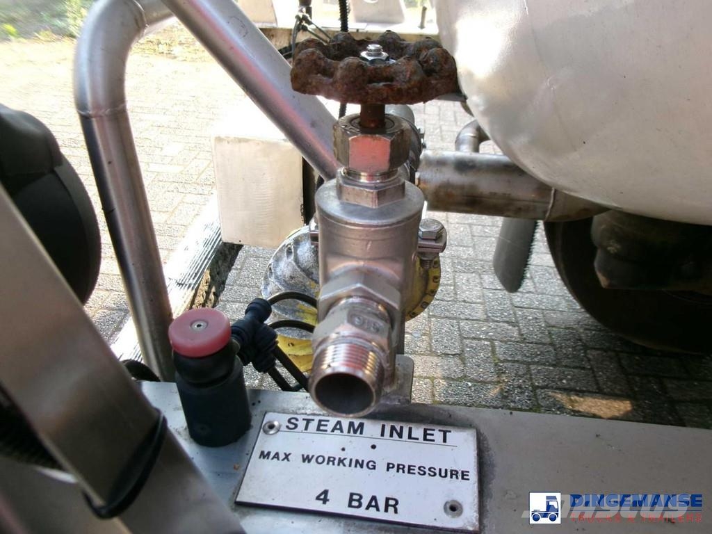Crossland Bitumen tank inox 31 m3 / 1 comp Semi-trailer med Tank