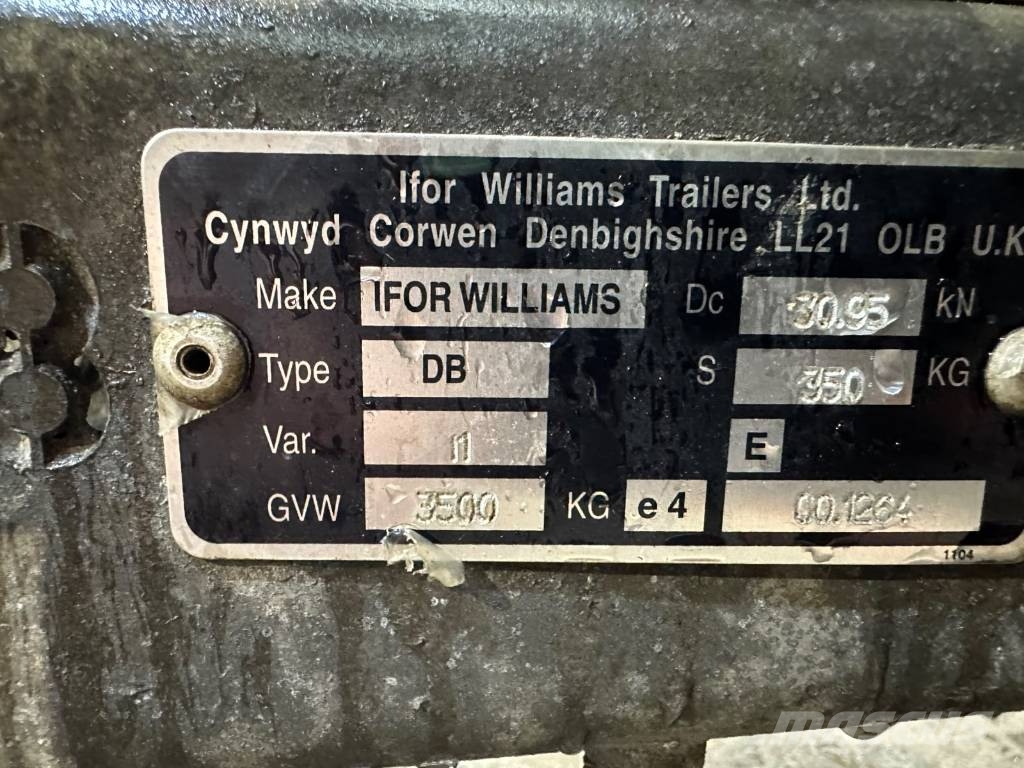 Ifor Williams 16FT Flat Bed Trailer Remolques forestales