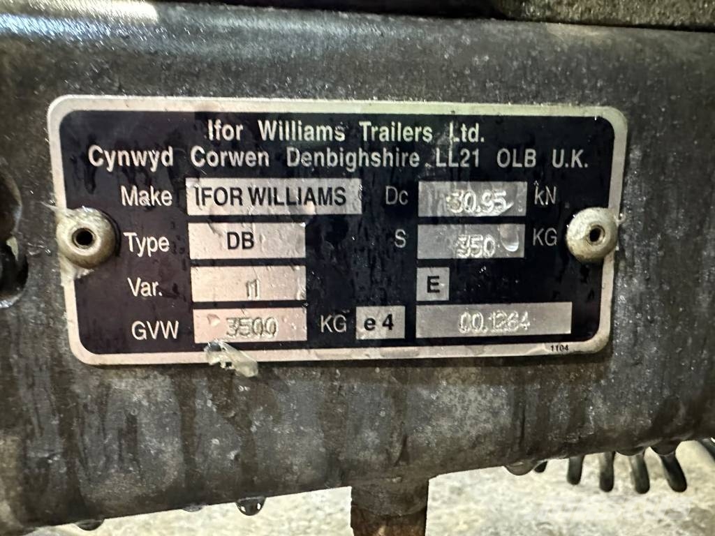 Ifor Williams 16FT Flat Bed Trailer Remolques forestales