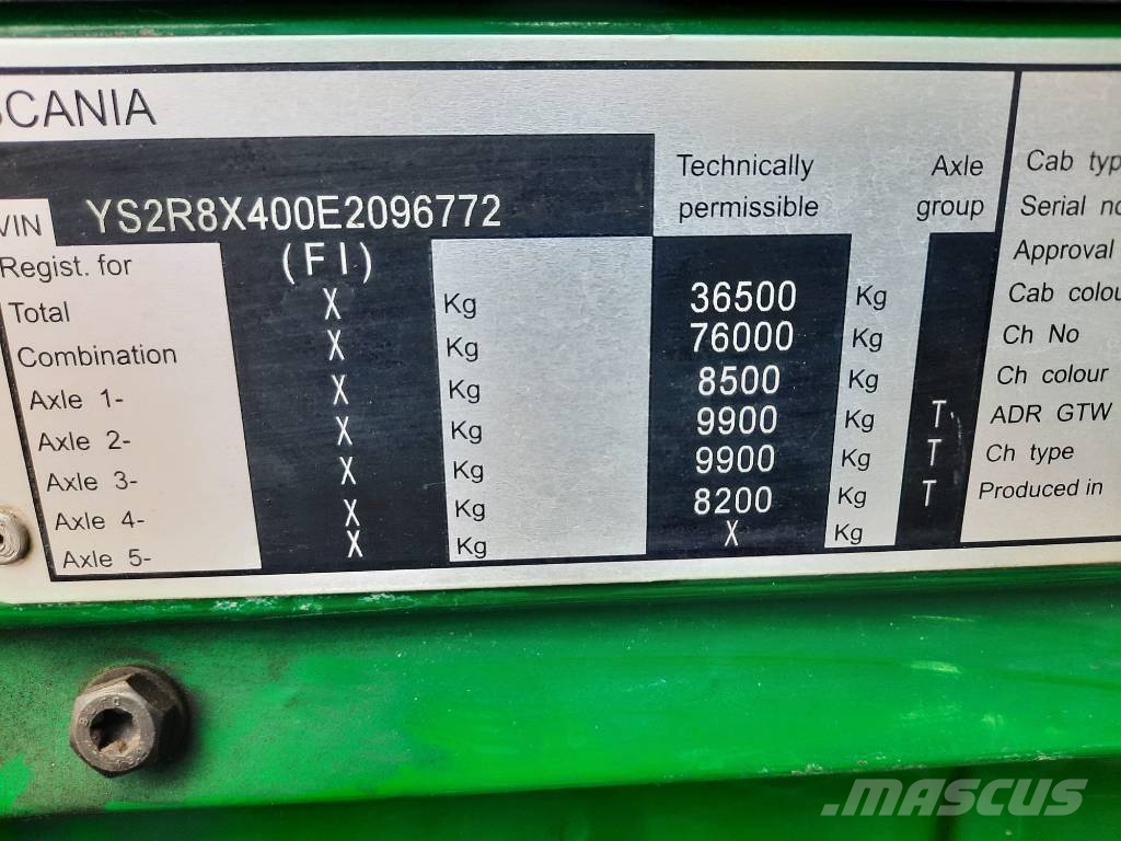 Scania R 520 LB Camiones con chasís y cabina