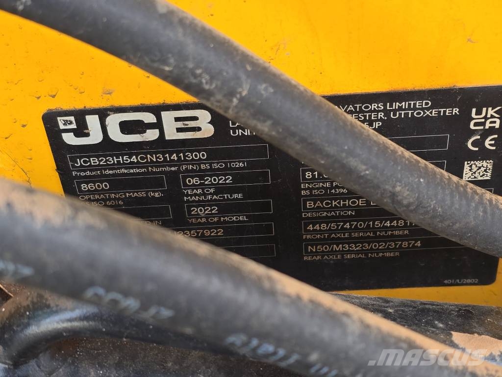 JCB 3 CX Graaf-laadcombinaties