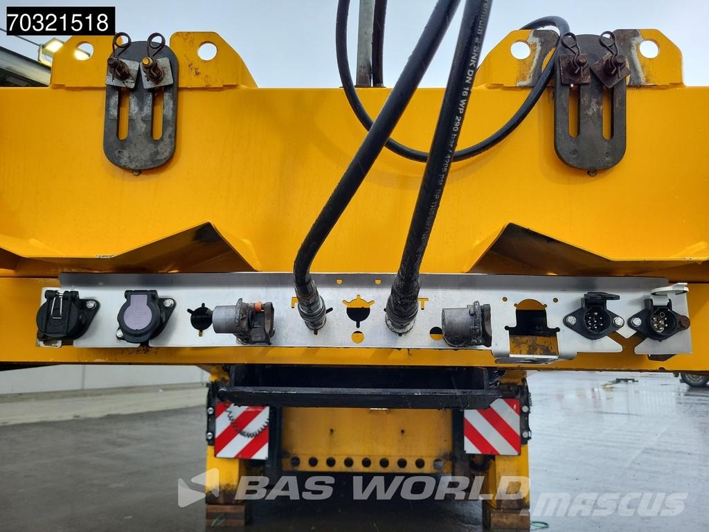 Faymonville F-S43-1 ACA 3x Steering Axle Remote نصف مقطورة مسطحة منخفضة