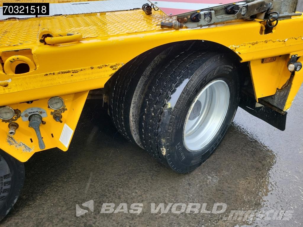 Faymonville F-S43-1 ACA 3x Steering Axle Remote نصف مقطورة مسطحة منخفضة