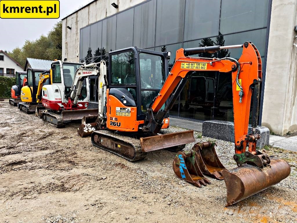 Hitachi ZX 26 U -5A MINI KOPARKA, 2017, Milicz, dolnośląskie