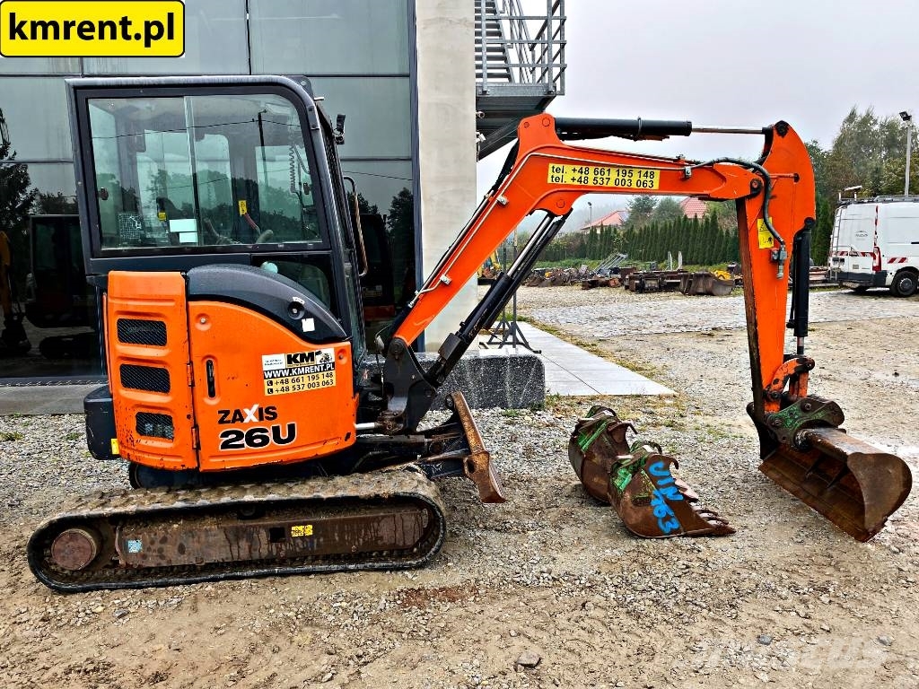 Hitachi ZX 26 U -5A MINI KOPARKA, 2017, Milicz, dolnośląskie