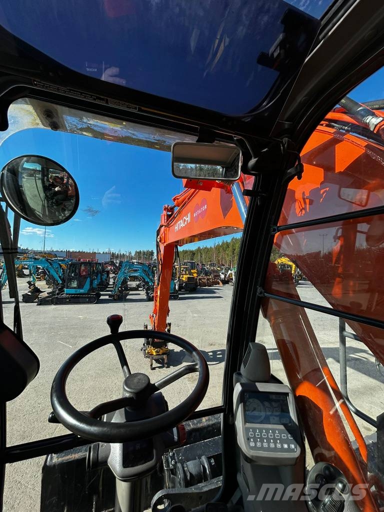 Hitachi ZX 140 W-3 / Vähän ajettu, 3Kauhaa, Huoltokirja! Εκσκαφείς με τροχούς - λάστιχα