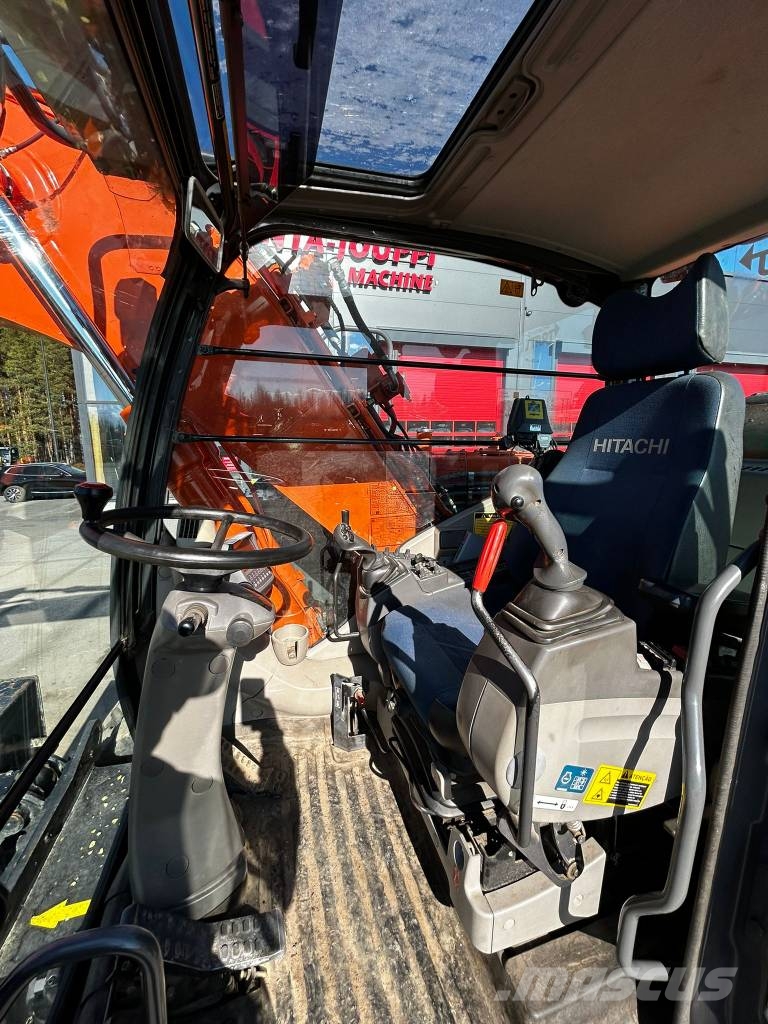 Hitachi ZX 140 W-3 / Vähän ajettu, 3Kauhaa, Huoltokirja! Εκσκαφείς με τροχούς - λάστιχα
