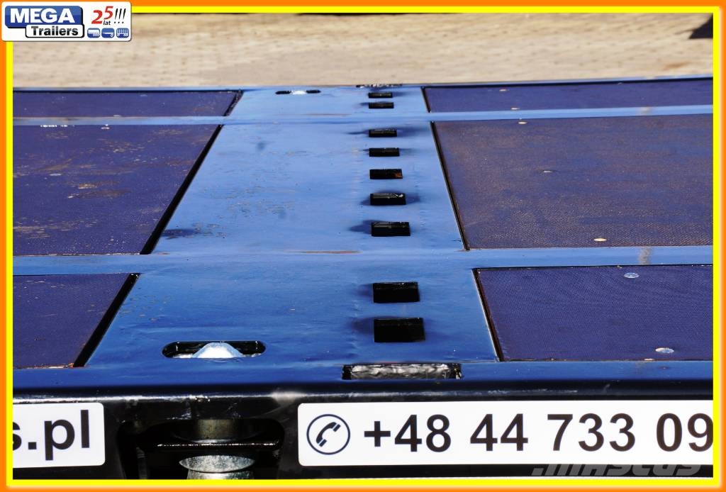 Ozgul Platform BPW 19,5, L: 13.600 / H:950 mm, ADR EX3 Lavapuoliperävaunut