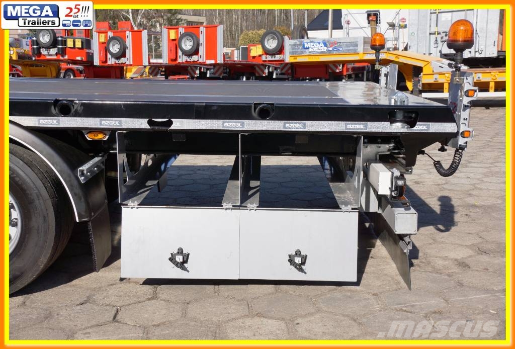 Ozgul Platform BPW 19,5, L: 13.600 / H:950 mm, ADR EX3 Lavapuoliperävaunut