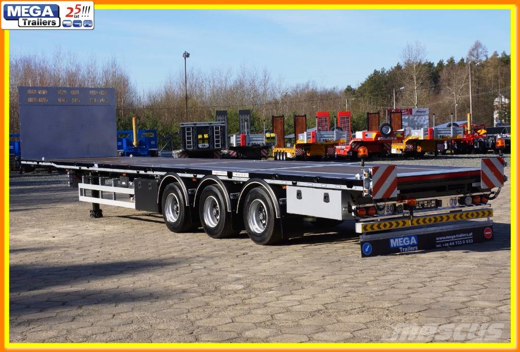 Ozgul Platform BPW 19,5, L: 13.600 / H:950 mm, ADR EX3 Lavapuoliperävaunut