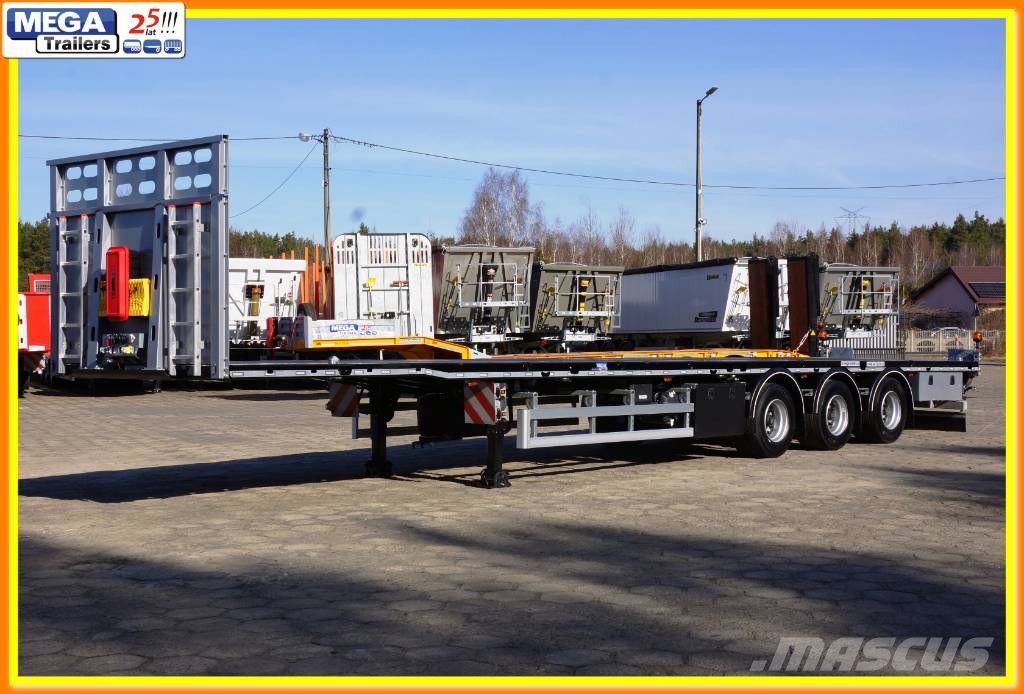Ozgul Platform BPW 19,5, L: 13.600 / H:950 mm, ADR EX3 Lavapuoliperävaunut
