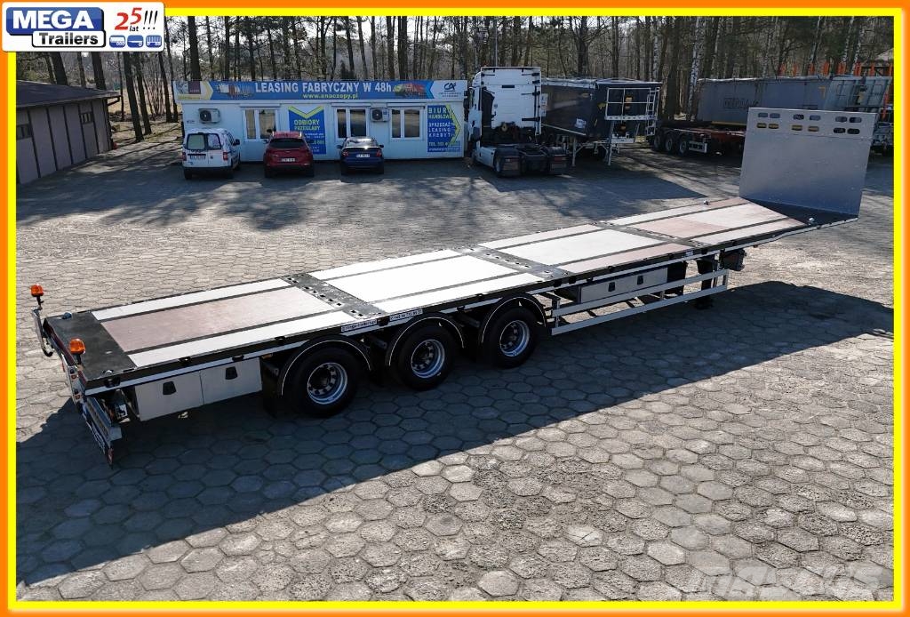 Ozgul Platform BPW 19,5, L: 13.600 / H:950 mm, ADR EX3 Lavapuoliperävaunut