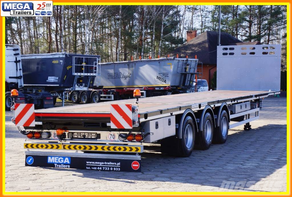 Ozgul Platform BPW 19,5, L: 13.600 / H:950 mm, ADR EX3 Lavapuoliperävaunut
