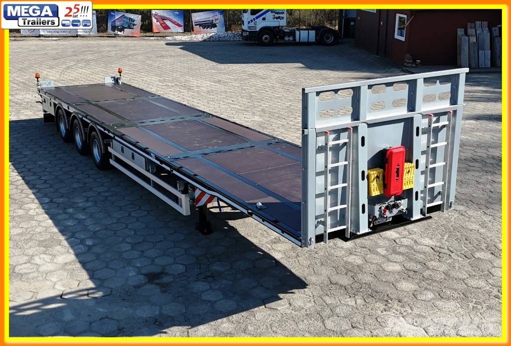 Ozgul Platform BPW 19,5, L: 13.600 / H:950 mm, ADR EX3 Lavapuoliperävaunut