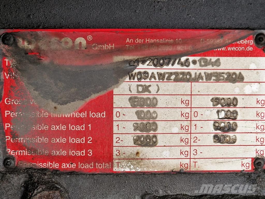Krone BDF trailer with box - Box: 7.70 - 2.48 - 3.00 - F BDF Прицепы